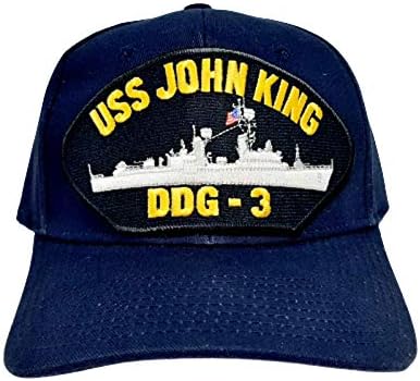 Ronald Reagan USS CVN 76 Commissioning Baseball Cap with Gold Leaf